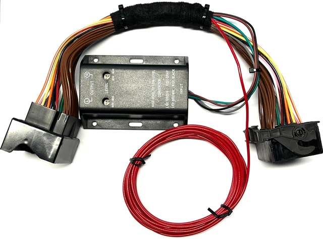 Main image of Add an Amp Amplifier Adapter Interface to Factory Car Stereo Radio System for Subwoofer Bass for Some BMW Mini Cooper VW Vehicles - See Compatible Vehicles Listed Below