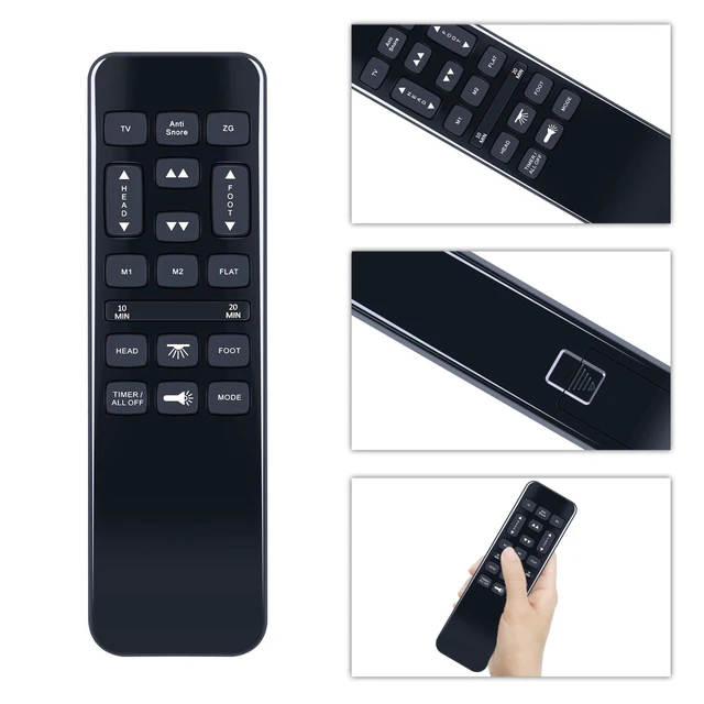 Alt view image 3 of 4 - Rankle Memory Replacement Remote for Mattress Firm 600/3000 Adjustable Bed, for Wayfair Sleep NU203 Ego, for Bed Tech Bedtech BT-3000, for Richmat HJH55