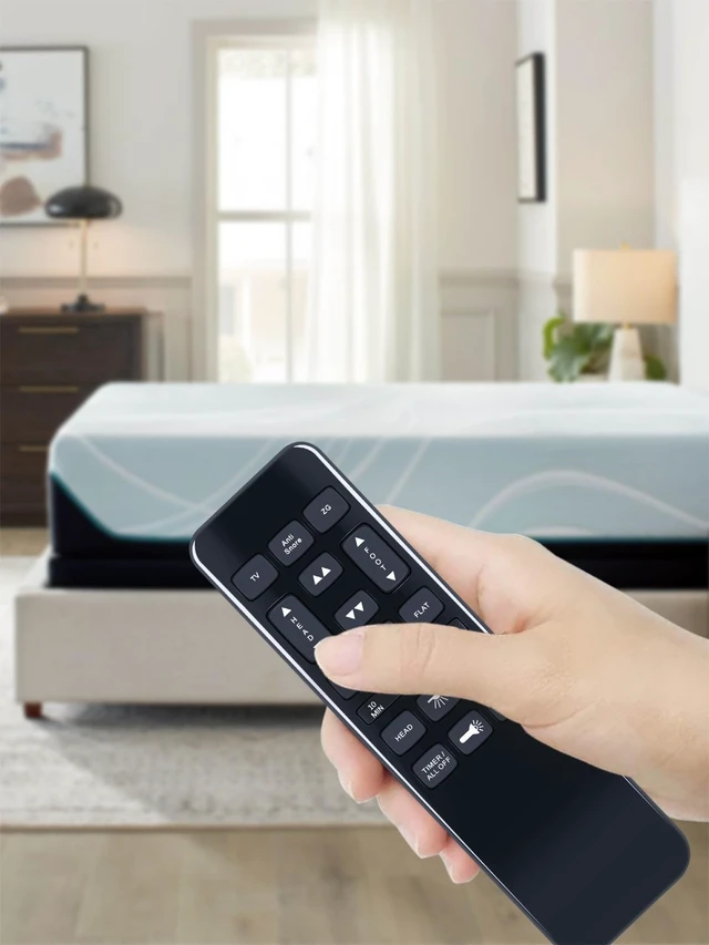 Alt view image 2 of 4 - Rankle Memory Replacement Remote for Mattress Firm 600/3000 Adjustable Bed, for Wayfair Sleep NU203 Ego, for Bed Tech Bedtech BT-3000, for Richmat HJH55