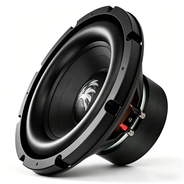 Main image of TANVSO TwinForce Bass Series 10 Subwoofer, 2000W Peak 4 Ohm 10 Inch Car Subwoofer, Dual Magnet 10 Inch Woofer with High-Excursion Cone and Binding Post Terminals, Single