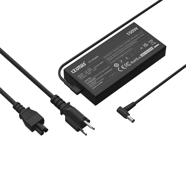 Alt view image 2 of 5 - for Asus Laptop Charger 150W, 20V 7.5A, 6.0x3.7mm Tip