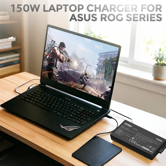 Alt view image 5 of 5 - for Asus Laptop Charger 150W, 20V 7.5A, 6.0x3.7mm Tip
