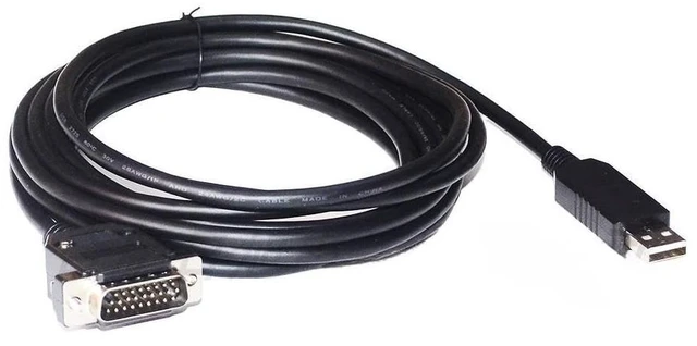 Main image of Pidwaok USB to DB26 Male Cable for Parker Aries Drive, 1.8m RS232 Communication Cable