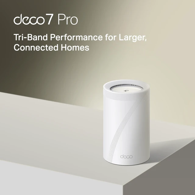 Alt view image 2 of 5 - Deco 7 Pro BE14000 Tri-Band Wi-Fi 7 Whole Home Mesh System