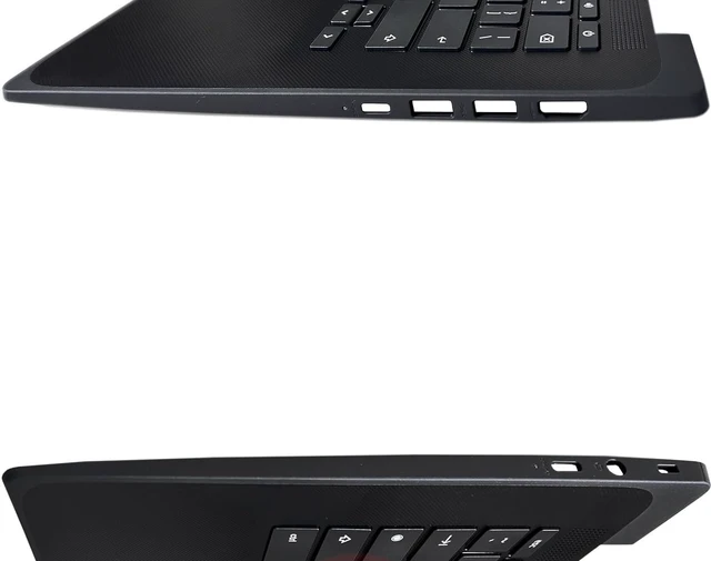 Alt view image 3 of 5 - New Replacement for HP Fortis G11 14 Chromebook Series Laptop Palmrest Upper Case Keyboard Touchpad/Non-Touchpad Assembly Part N83274-001 N83273-001 Black (KB/Touchpad)