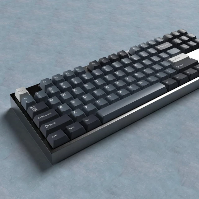 Alt view image 4 of 5 - Ussixchare Apollo PBT Keycaps,Cherry Profile, Double Shot Keycaps Set, Custom Key caps for MX Switches Mechanical Keyboard