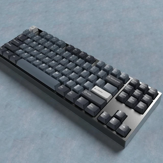 Alt view image 3 of 5 - Ussixchare Apollo PBT Keycaps,Cherry Profile, Double Shot Keycaps Set, Custom Key caps for MX Switches Mechanical Keyboard