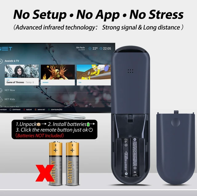 Alt view image 3 of 5 - WDZP New Replacement Remote Control for Element Xumo Hisense Smart TV