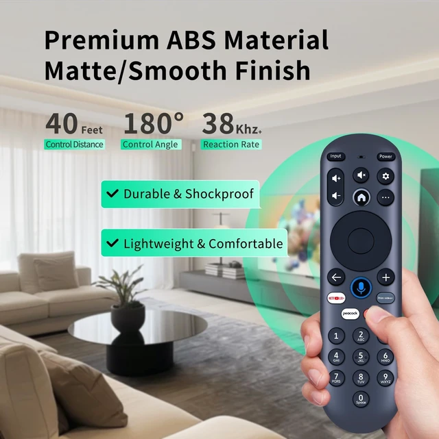 Alt view image 4 of 5 - WDZP New Replacement Remote Control for Element Xumo Hisense Smart TV