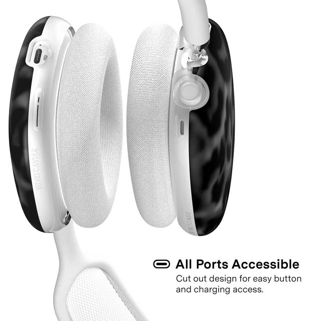 Alt view image 4 of 5 - VELVET CAVIAR Case Cover for AirPods Max 2 & 1 - Cute Protective Headphone Accesssories (It Girl Black Leopard)