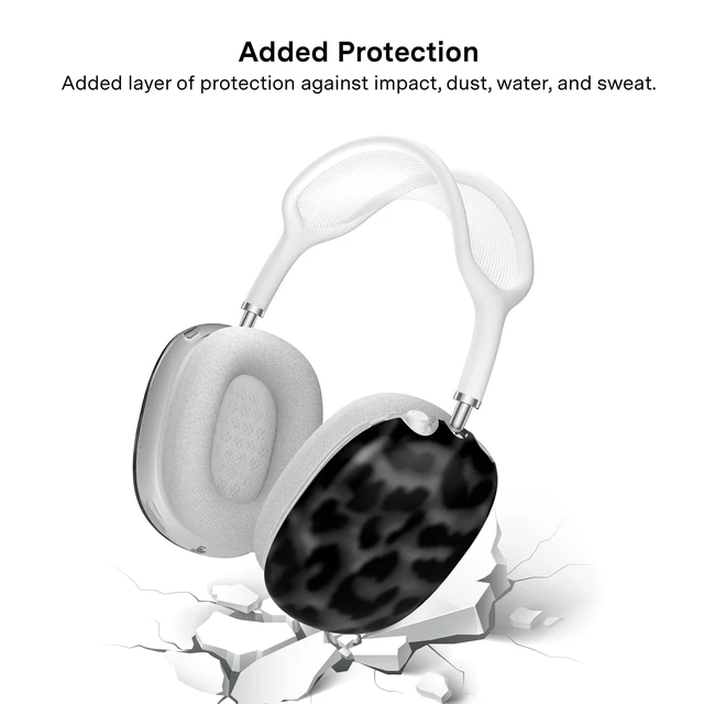 Alt view image 5 of 5 - VELVET CAVIAR Case Cover for AirPods Max 2 & 1 - Cute Protective Headphone Accesssories (It Girl Black Leopard)