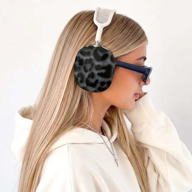 Alt view image 2 of 5 - VELVET CAVIAR Case Cover for AirPods Max 2 & 1 - Cute Protective Headphone Accesssories (It Girl Black Leopard)