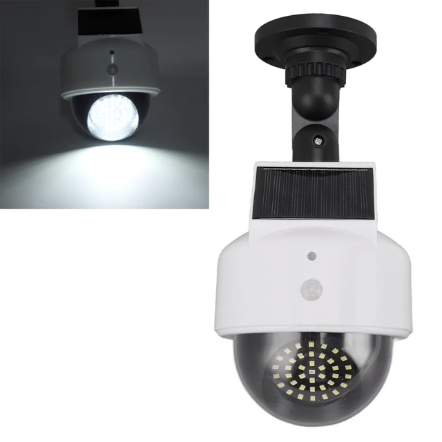 Alt view image 3 of 5 - Brrnoo Solar Dummy Fake Camera with Red Flashing LED Light, Outdoor Simulated Camera for Indoor and Outdoor Use