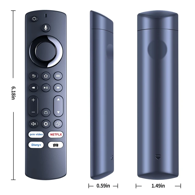 Alt view image 3 of 3 - Rankle Memory Replacement Remote Control for 2022-2024 Jeep Grand Cherokee Wagoneer Rear DVD Entertainment PUW-2K19-YKF470, for 2022 Chrysler Pacifica Hybrid Rear Seat DVD Theater 68449336AB
