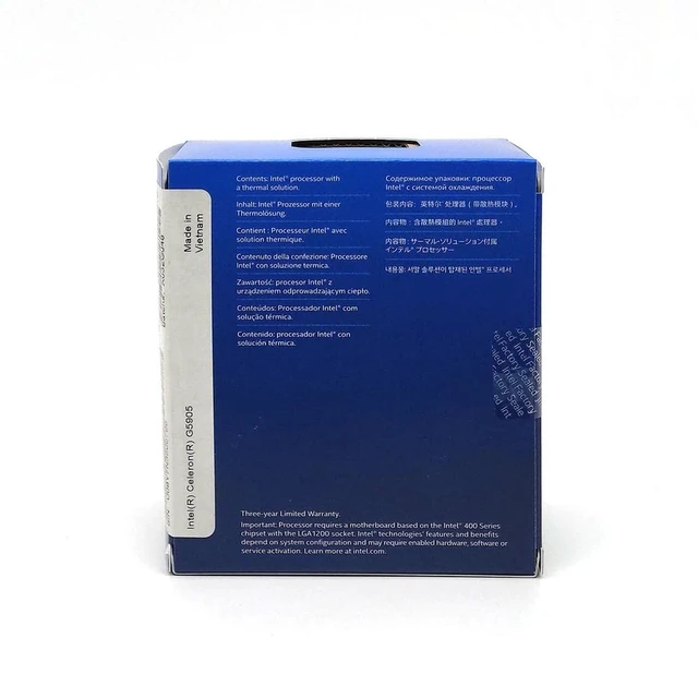 Alt view image 2 of 5 - Intel Celeron G5905 3.5GHz LGA1200 Boxed Processor BX80701G5905