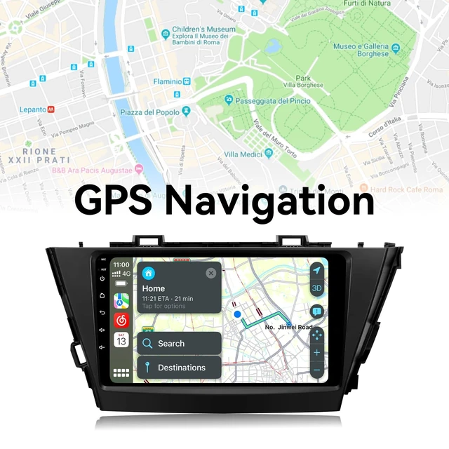 Alt view image 5 of 5 - BINIZE Carstereo Android 13 Car Radio for Toyota Prius V Alpha 2012-2017