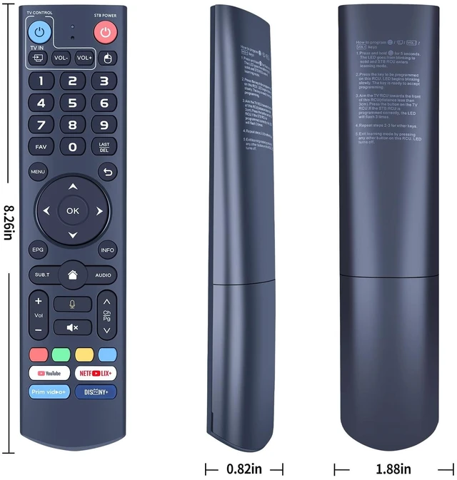 Alt view image 2 of 3 - Voice Remote Replacement for WE2USAT K3 PRO+ / K3 PRO Android TV Box