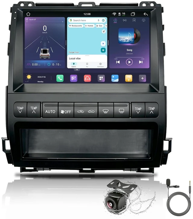 Main image of 8-Core Car Stereo for Lexus GX470 J120 Land Cruiser Prado 120 2002-2009
