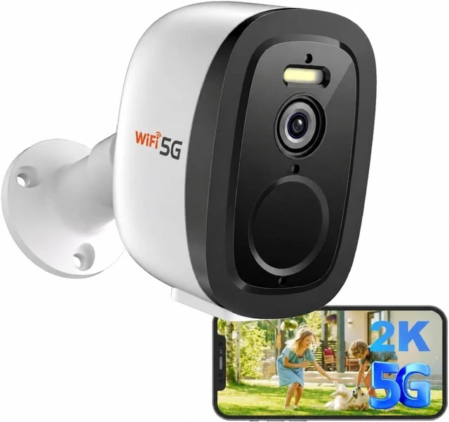 Main image of Raycom 2.4G/5G Security Cameras Wireless Outdoor, 2K Battery Powered Camera