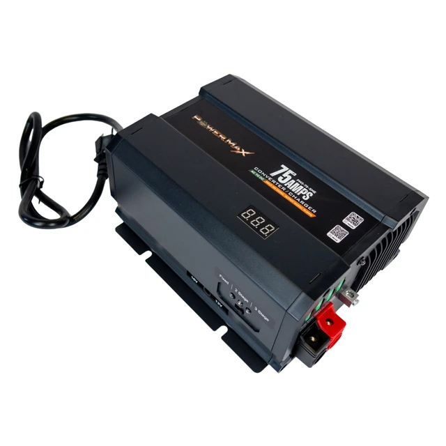 Alt view image 2 of 4 - PowerMax PM3-75-SME 75A RV Converter Charger Adjustable Lithium