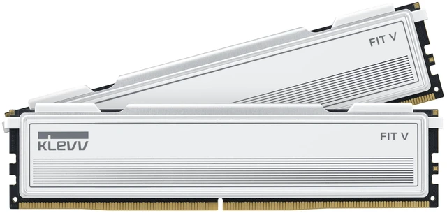 Main image of KLEVV FIT V DDR5 16GB (2x8GB) 6000MHz CL30 SK Hynix A-Die 1.35V Gaming Desktop Ram Memory XMP 3.0 / AMD Expo Ready - Silver (KD58GU880-60A300F)