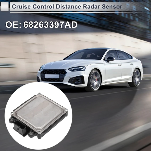 Alt view image 2 of 5 - RATCHROLL Cruise Control Distance Radar Sensor for Ram 1500 19-24 Distance Detection Automotive Car Cruise Control Module Unit No.68263397AD Metal Plastic 1 Pc