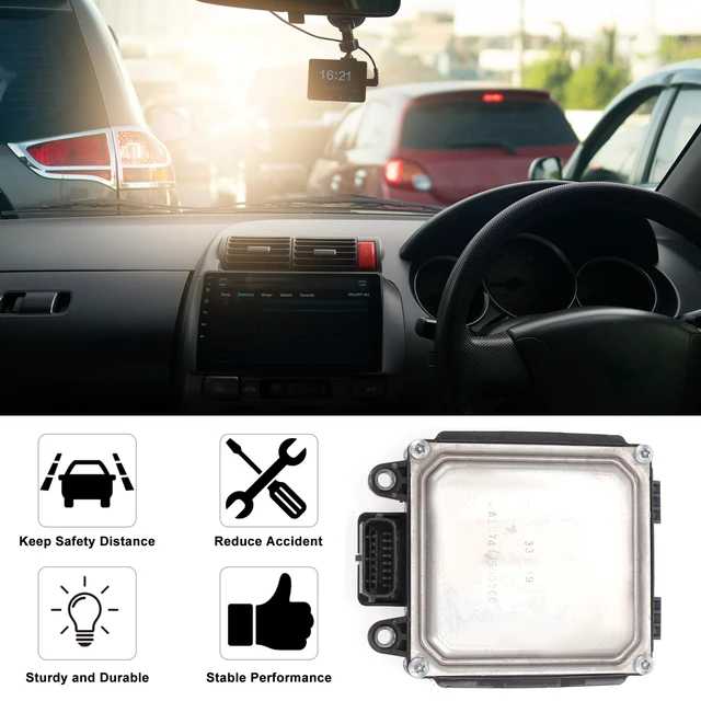 Alt view image 3 of 5 - RATCHROLL Cruise Control Distance Radar Sensor for Ram 1500 19-24 Distance Detection Automotive Car Cruise Control Module Unit No.68263397AD Metal Plastic 1 Pc