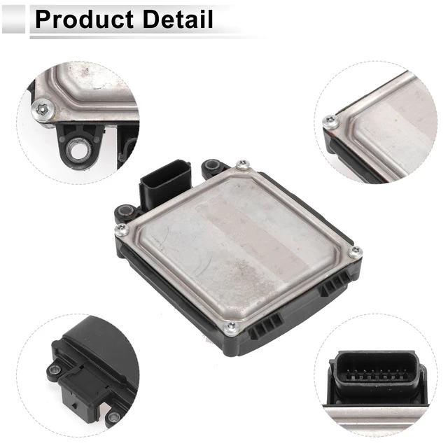 Alt view image 4 of 5 - RATCHROLL Cruise Control Distance Radar Sensor for Ram 1500 19-24 Distance Detection Automotive Car Cruise Control Module Unit No.68263397AD Metal Plastic 1 Pc