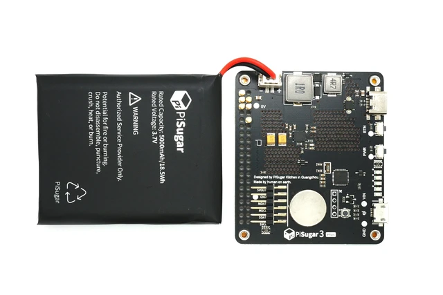 Alt view image 2 of 4 - PiSugar 3 Plus Pwnagotchi Power Management
