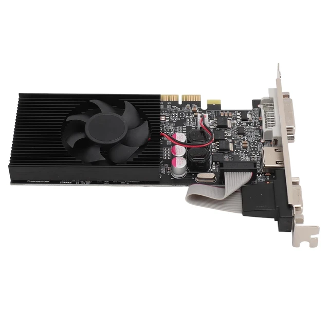 Alt view image 4 of 5 - VBESTLIFE GT210 1GB Graphics Card, DDR3 64Bit GPU, 550MHz PCIE 2.0 16X Gaming Video Card, Desktop Computer Graphics Card Support for DirectX 10.1