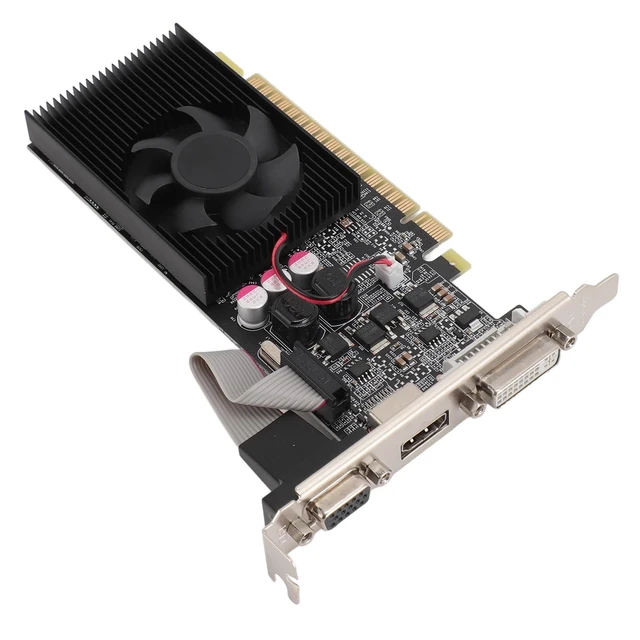 Alt view image 3 of 5 - VBESTLIFE GT210 1GB Graphics Card, DDR3 64Bit GPU, 550MHz PCIE 2.0 16X Gaming Video Card, Desktop Computer Graphics Card Support for DirectX 10.1