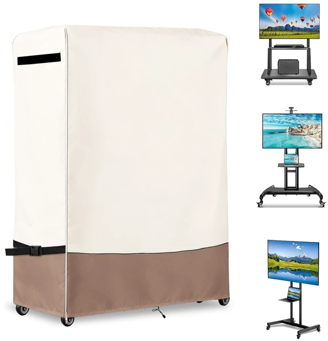 Main image of Weatherproof 45-50Inch Outdoor TV Stand Cover for Rolling/Mobile Stand