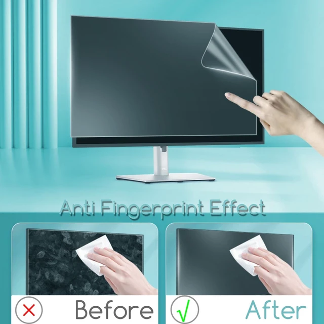 Alt view image 3 of 5 - KEANBOLL 2-Pack 21.5 Inch Digital Picture Frame Screen Protector, Matte-Anti Glare Screen Protector Compatible with 21.5-Inch Digital Calendar, Eye Protection Eye Filter Scratch Resistant