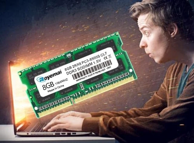 Alt view image 4 of 5 - D DUOMEIQI 2X8GB PC3-8500 Sodimm DDR3 1066 16GB RAM PC3 8500S 1066MHZ 2Rx8 204-pin 1.5v 16G Memory Upgrade for Laptop
