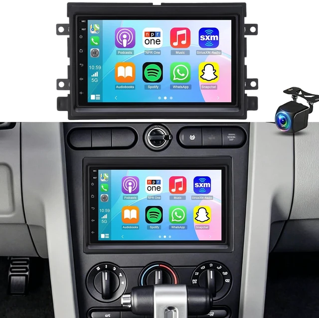 Main image of 8" Android Car Stereo Radio for Ford Mustang 2005-2009 Touch Carplay Screen