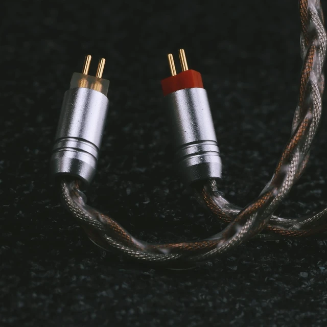 Alt view image 4 of 5 - Linsoul TRIPOWIN C8 8-Core Silver Copper Foil Braided Earphone Upgrade Cable, in Ear Monitor Cable, Tinsel Silver Copper Wire, with 3.5mm Audio Jack for Musicial Audiophile(Without Mic, 2pin 0.78mm)