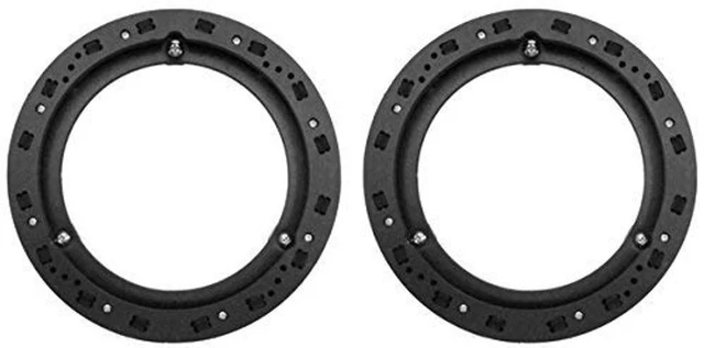 Main image of 6 1/2" 6.5" Front or Rear Door Speaker Adapter Brackets Compatible with Mitsubishi Eclipse Lancer Mirage & Outlander - SAK107_55-1 Pair