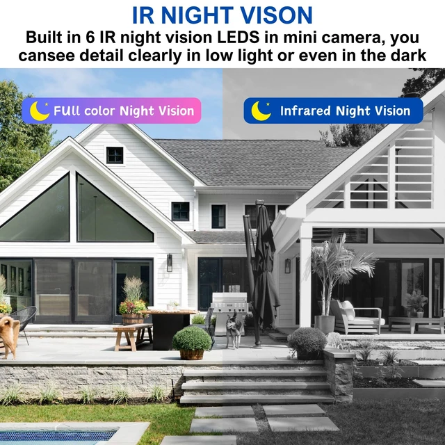 Alt view image 4 of 5 - FEICAMYZX Wireless Mini Security Camera FKJ-WiFi, Remoted App Viewing, Long time Standby Battery Camera for Home, 2K Live View, Portable,Indoor with Auto Night Vision & Real-time Motion Alerts