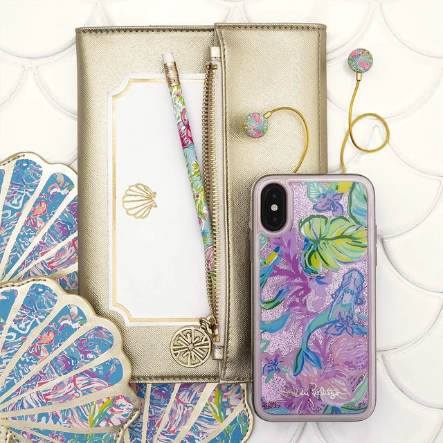 Alt view image 3 of 3 - Lilly Pulitzer Earbuds with Silicone Tips and Volume Control, Floridita