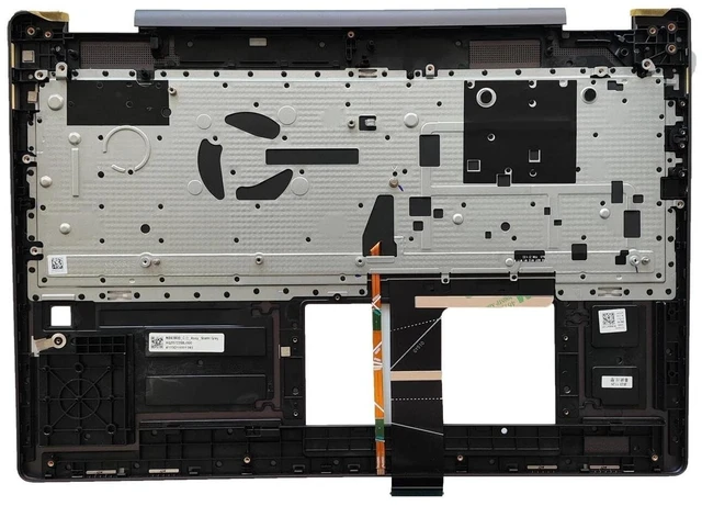 Alt view image 2 of 5 - New Replacement for Lenovo Yoga 7 16ARP8 16IRL8 Laptop Palmrest Upper Case Backlit Keyboard Fingerprint Reader Hole Assembly Part 5CB1L50401 5CB1L31865 5CB1J01825 Storm Grey