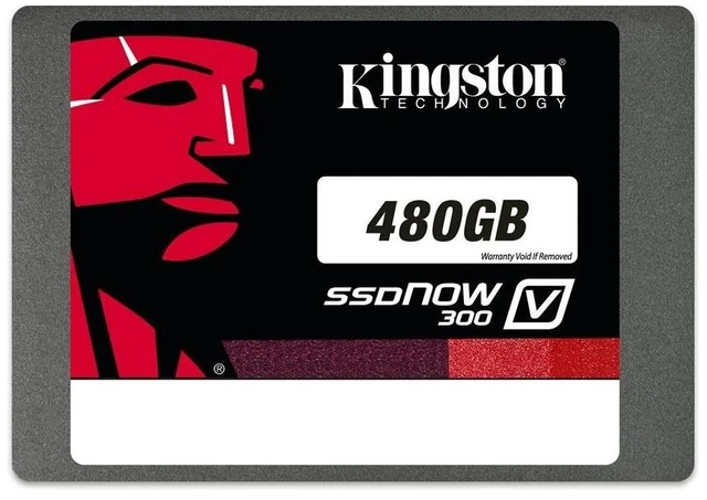 Main image of Kingston Digital 480GB SSDNow V300 SATA 3 2.5 (7mm height) Solid State Drive (SV300S37A/480G)