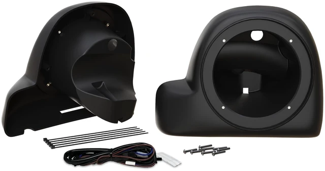 Main image of Wild Boar Audio WBACL 6.5" Speaker Adaptors for 2014-Current Harley-Davidson Motorcycles with Air-Cooled Lowers