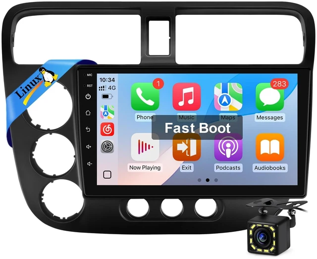 Main image of Leadfan Double Din Car Stereo for Honda Civic 2001 2002 2003 2004 2005