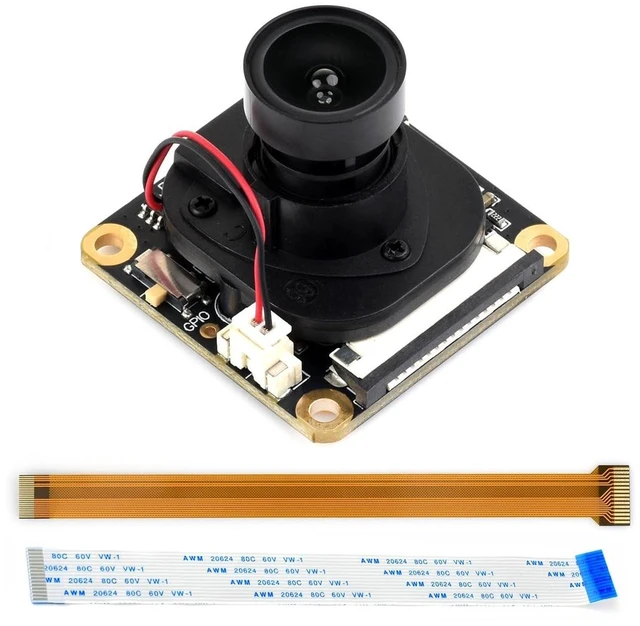 Main image of Waveshare IMX291 2MP IR-Cut Camera, Fixed-Focus, 83 Diagonal FOV, Rolling Shutter, Compatible with Raspberry Pi Series Boards