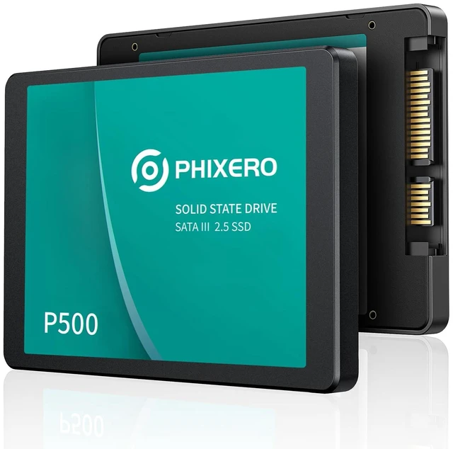 Alt view image 5 of 5 - PHIXERO SATA SSD 512GB 3D NAND SATA 2.5 Inch Internal Solid State Drive for Laptop/Desktop PC/Mini PC - P500