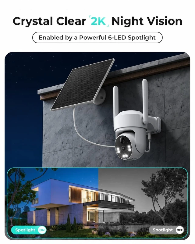 Alt view image 5 of 5 - LIWAN Cellular Security Camera Outdoor, No WiFi Security Camera, 2 Pack