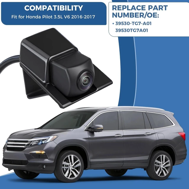 Alt view image 2 of 5 - Rear View Backup Reverse Camera Fit for Honda Pilot 3.5L 2016 2017