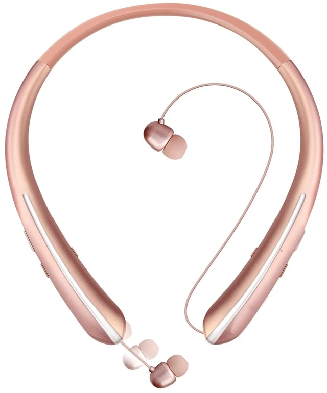 Main image of Neckband Bluetooth Headphones,Wireless Headphone with Retractable Earbud