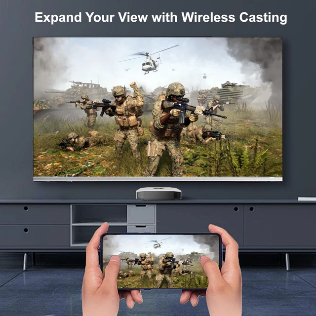 Alt view image 5 of 5 - Android 12 TV Box with HDMI AV LAN SPDIF USB Ports, 4GB RAM 32GB ROM, WiFi 6 Bluetooth 5.0, Smart TV Box 4K H.265 Streaming Media Player with TF Card Expansion