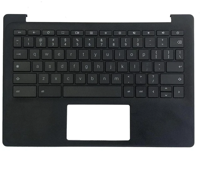 Main image of New Replacement for HP Fortis 11 G10 Chromebook Laptop Palmrest Upper Case Keyboard Assembly Part N93657-001 N93656-001 Black (KB Without Touchpad)